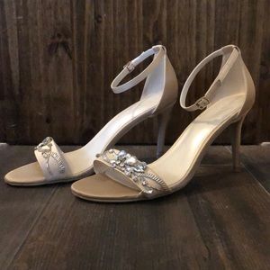 David’s Bridal Champagne Heels